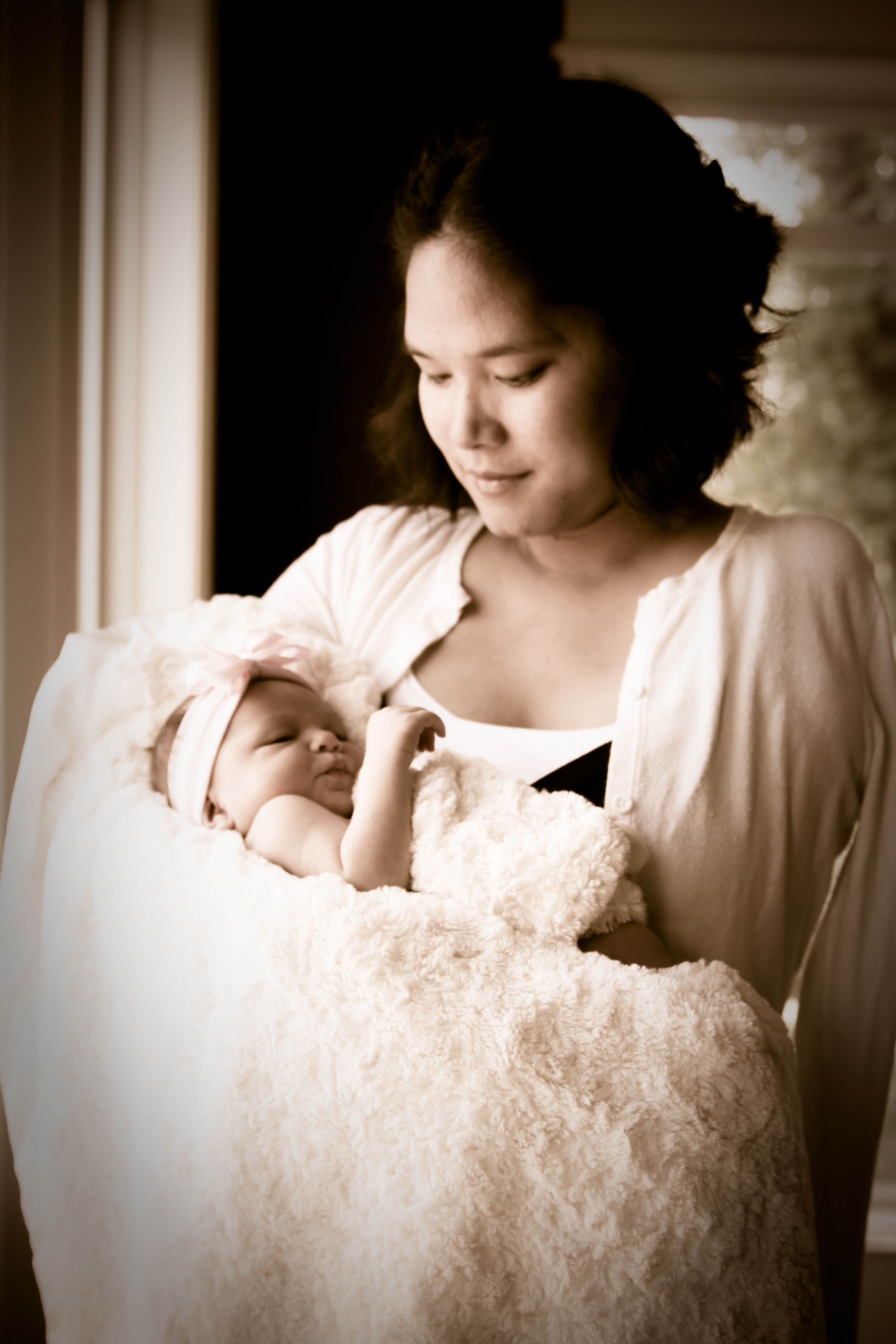BETH AND NEWBORN KATHERINE